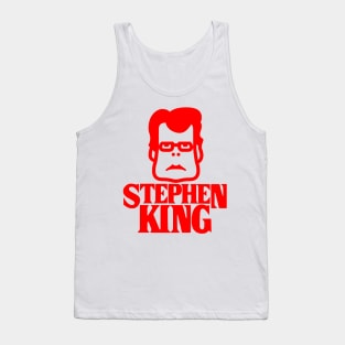 Stephen King head - Stephen King text (v2) Tank Top